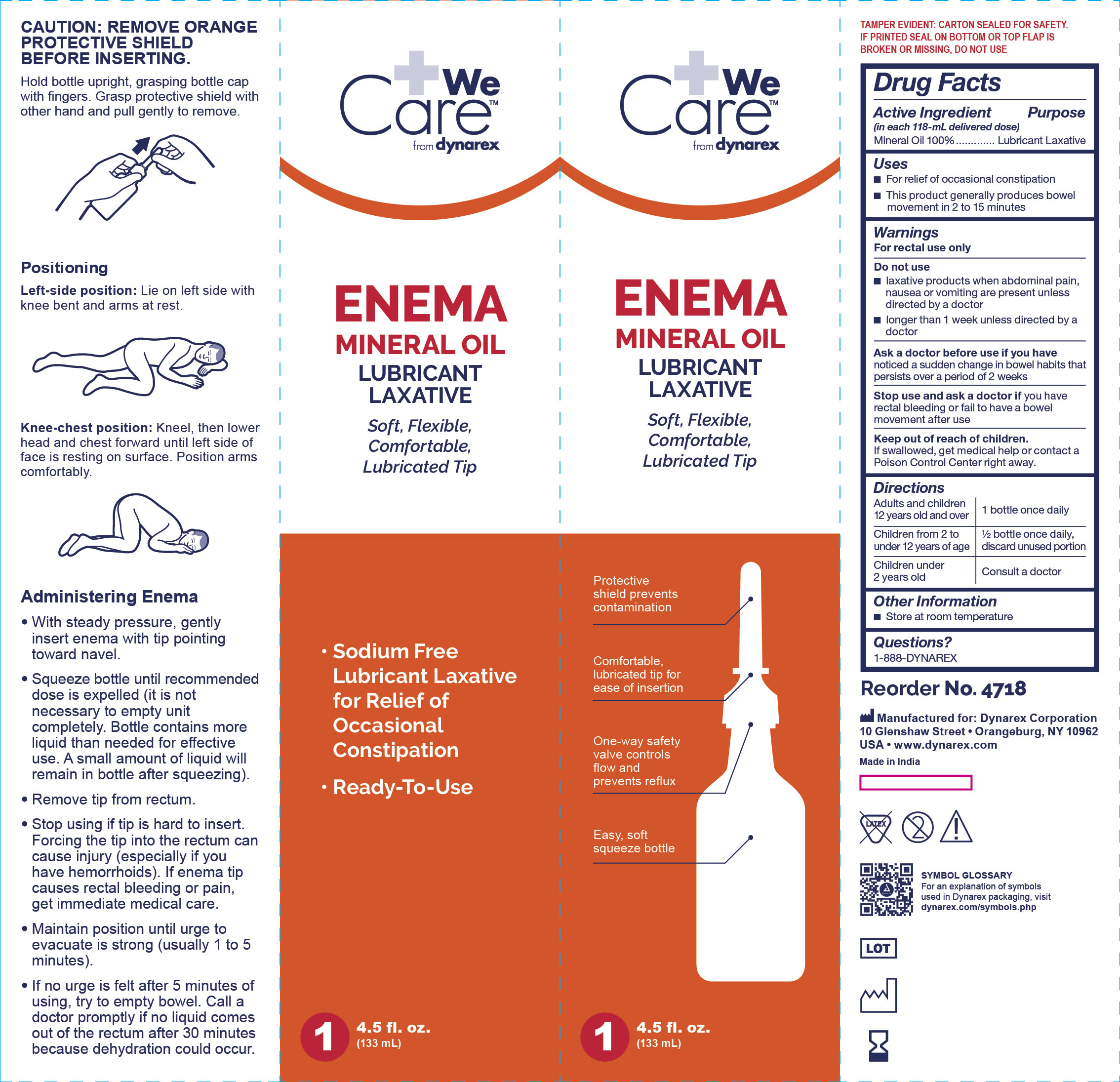 4718 Enema, Mineral Oil